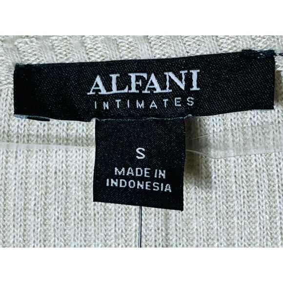 NWT Alfani Intimates Sleepwear Heather Grain Top Small Cozy Soft Cabincore Basic - Picture 5 of 8
